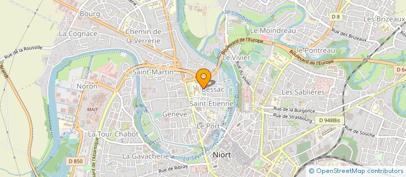 localisation de l'entreprise MONSIEUR LUIS FERREIRA MARTHINO à NIORT