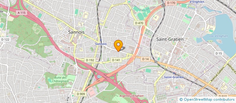 localisation de l'entreprise MONSIEUR LUIS FIDALGO VINHAIS  SANNOIS