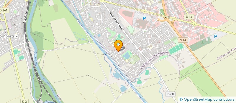 localisation de l'entreprise MONSIEUR LUIS-FRANCKY MAHOB BIBOUM  CHALONS-EN-CHAMPAGNE