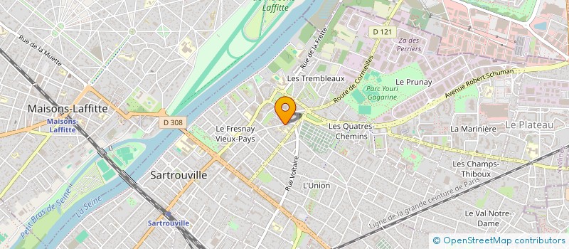 localisation de l'entreprise MONSIEUR LUIS GARCIA AFONSO  HOUILLES