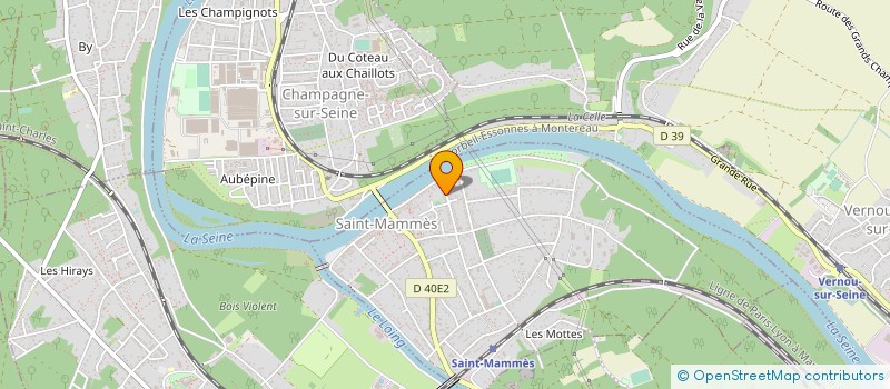 localisation de l'entreprise MONSIEUR LUIS GOMEZ  SAINT-MAMMES