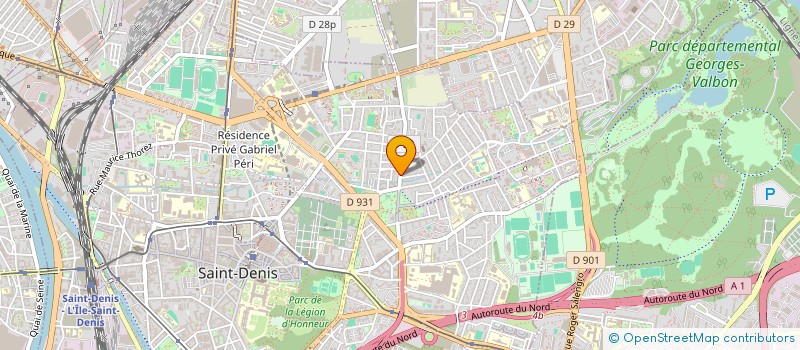 localisation de l'entreprise MONSIEUR LUIS GOMEZ PARRA à SAINT-DENIS