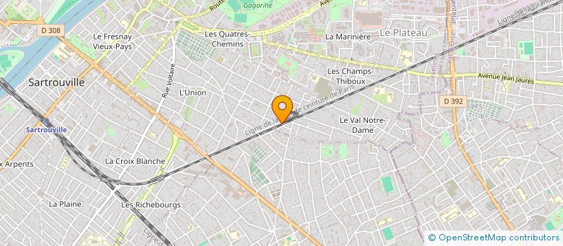 localisation de l'entreprise MONSIEUR LUIS GONCALVES MAGALHAES COSTA à SARTROUVILLE