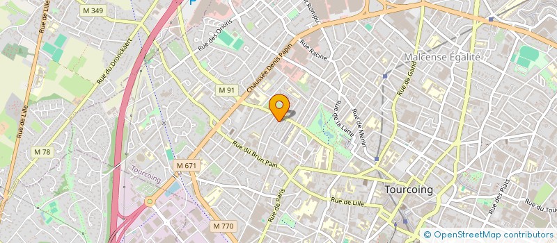 localisation de l'entreprise MONSIEUR LUIS GONCALVES RIBEIRO à TOURCOING