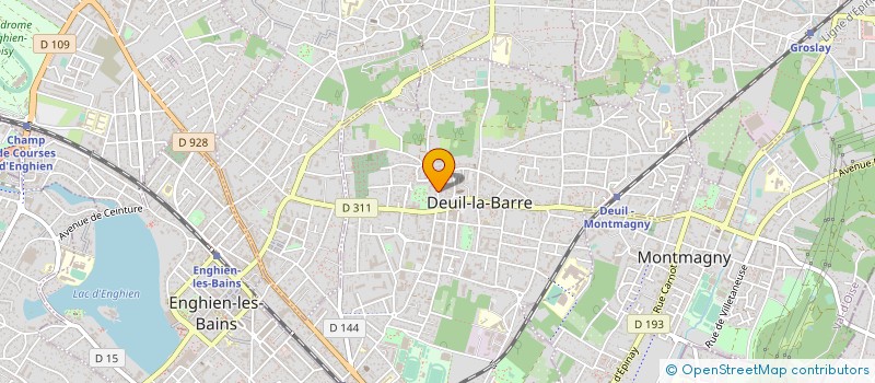 localisation de l'entreprise MONSIEUR LUIS GONCALVES SOUSA à DEUIL-LA-BARRE