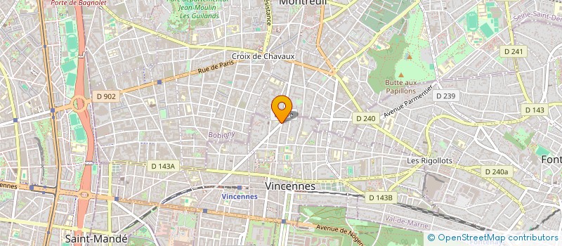 localisation de l'entreprise MONSIEUR LUIS GONZALES  VINCENNES