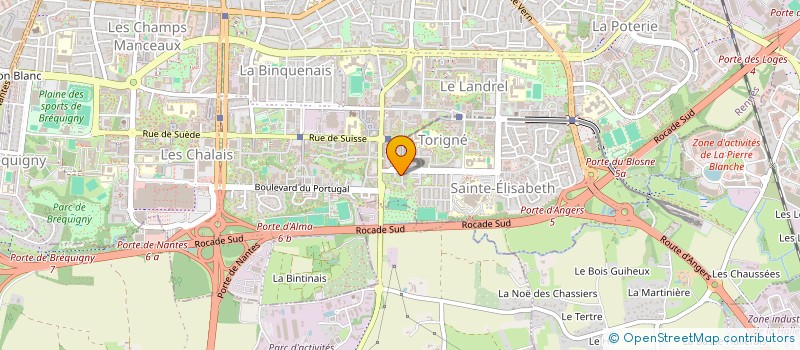 localisation de l'entreprise MONSIEUR LUIS GONZALEZ  RENNES