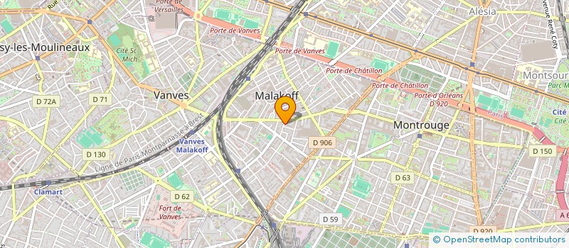 localisation de l'entreprise MONSIEUR LUIS GRISALES CANO  MALAKOFF