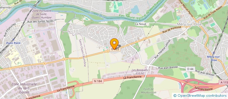 localisation de l'entreprise MONSIEUR LUIS GUIMARAES TEIXEIRA  MERY-SUR-OISE