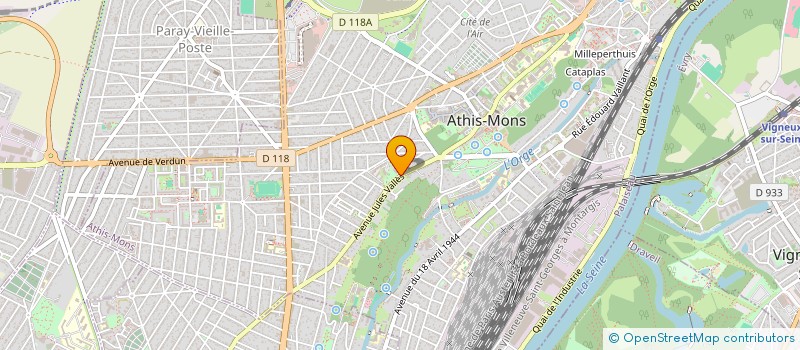 localisation de l'entreprise MONSIEUR LUIS INACIO DE MORAIS  ATHIS-MONS