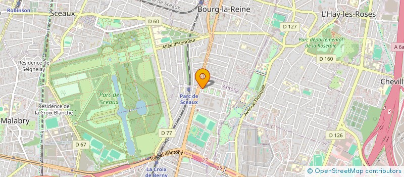 localisation de l'entreprise MONSIEUR LUIS JAVIER GOMEZ LOPERA à ANTONY