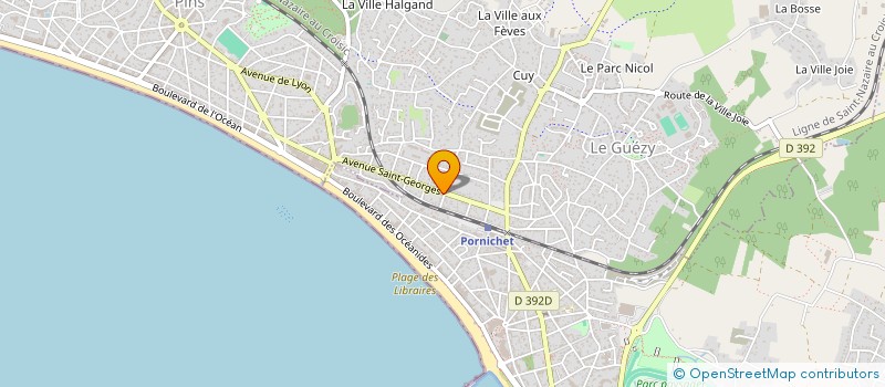 localisation de l'entreprise MONSIEUR LUIS LACROIX  LA BAULE-ESCOUBLAC
