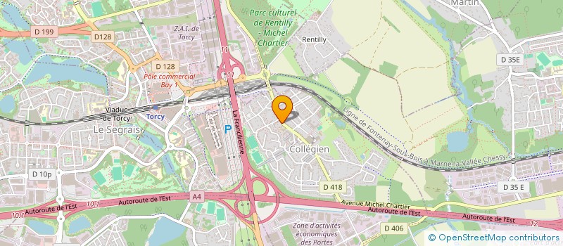 localisation de l'entreprise MONSIEUR LUIS LOPES  COLLEGIEN