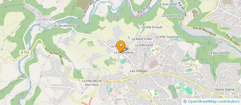 localisation de l'entreprise MONSIEUR LUIS LOPES BORGES à SAINT-BRIEUC