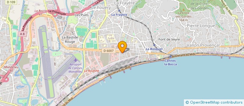 localisation de l'entreprise MONSIEUR LUIS LOPEZ VARGAS à CANNES