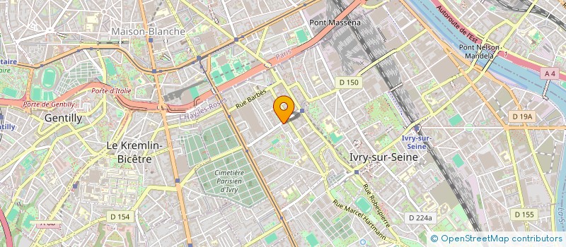 localisation de l'entreprise MONSIEUR LUIS LUIS ALEJANDRO  IVRY-SUR-SEINE