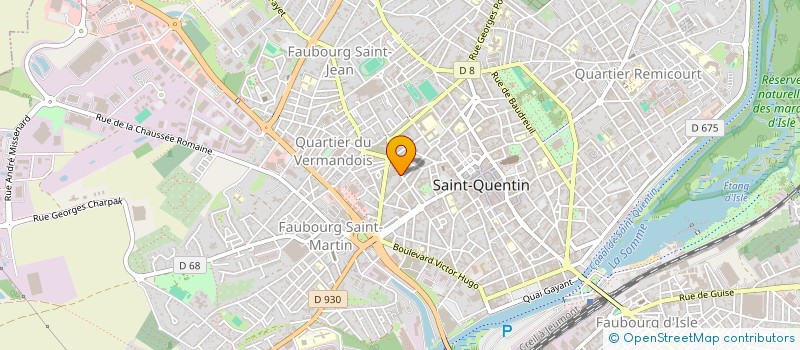 localisation de l'entreprise MONSIEUR LUIS MANUEL SOUSA PINTO CORDEIRO DE MATOS à SAINT-QUENTIN