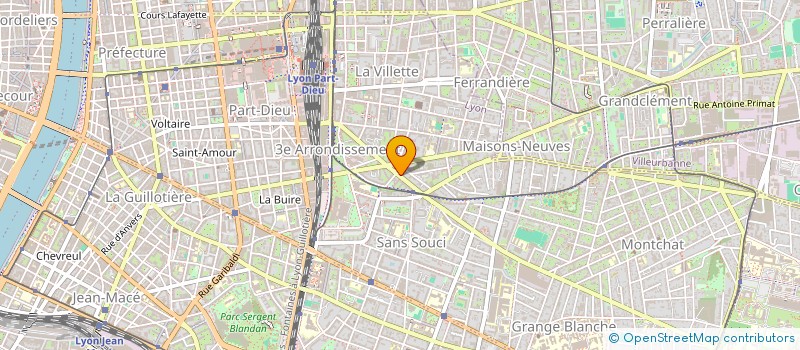 localisation de l'entreprise MONSIEUR LUIS MARIATEGUI VALLEJO  LYON