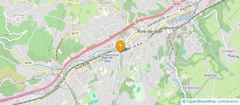 localisation de l'entreprise MONSIEUR LUIS-MARIO PINTEA à RIVE-DE-GIER