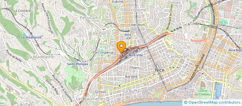 localisation de l'entreprise MONSIEUR LUIS MARQUES RUFAS à NICE