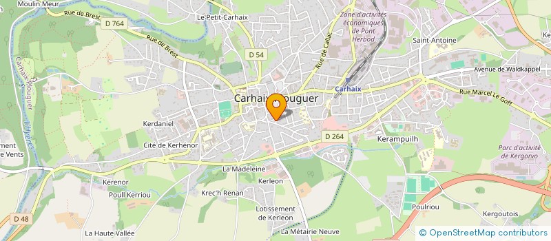 localisation de l'entreprise MONSIEUR LUIS MARRERO  CARHAIX-PLOUGUER