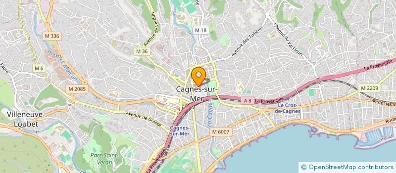 localisation de l'entreprise MONSIEUR LUIS MARTINEZ à CAGNES-SUR-MER
