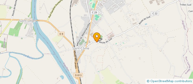 localisation de l'entreprise MONSIEUR LUIS MATIAS SIMOES  AIGUILLON