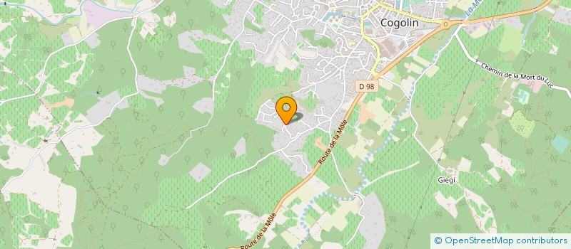 localisation de l'entreprise MONSIEUR LUIS MELO BELO à COGOLIN