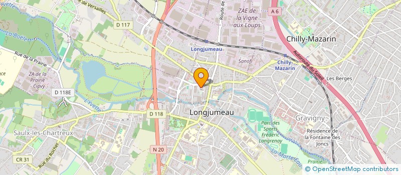 localisation de l'entreprise MONSIEUR LUIS MIGUEL PEREIRA RUA à LONGJUMEAU