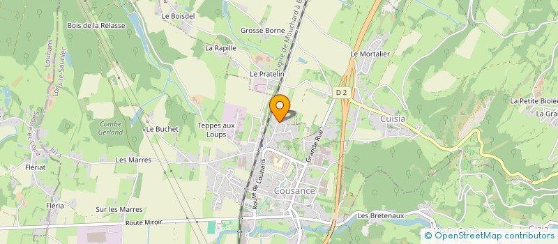 localisation de l'entreprise MONSIEUR LUIS MONTEIRO DE AZEVEDO à COUSANCE