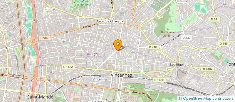 localisation de l'entreprise MONSIEUR LUIS NAVARRO MARTINEZ à VINCENNES