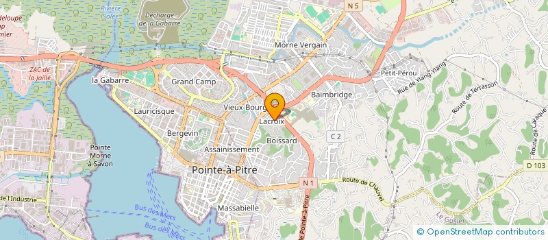 localisation de l'entreprise MONSIEUR LUIS PANIAGUA à LES ABYMES