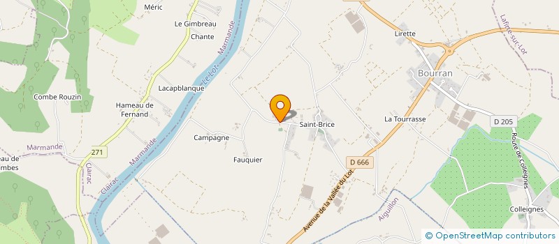 localisation de l'entreprise MONSIEUR LUIS PEDRO ANTUNES LOPES à BOURRAN