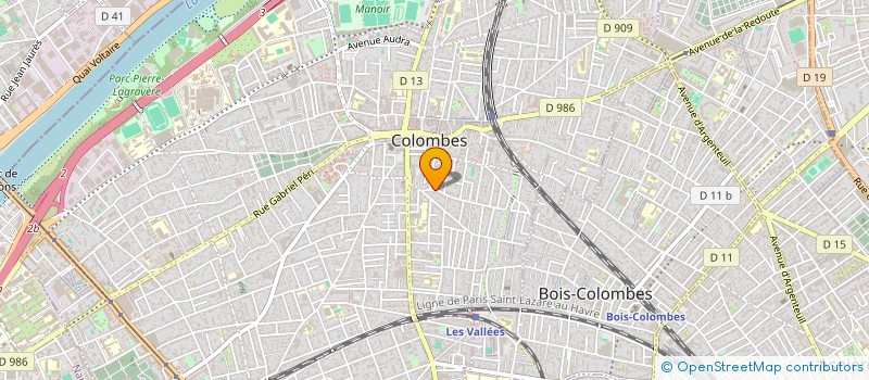 localisation de l'entreprise MONSIEUR LUIS PENA à COLOMBES