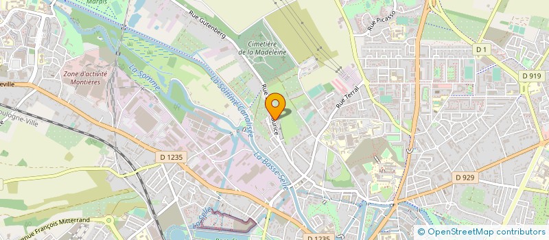 localisation de l'entreprise MONSIEUR LUIS PEREIRA  AMIENS