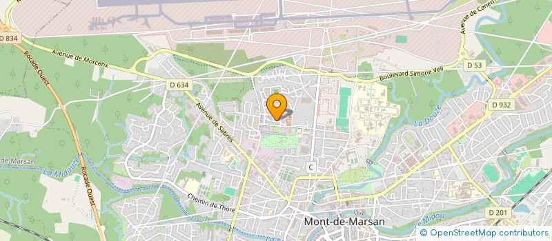localisation de l'entreprise MONSIEUR LUIS PINAR  MONT-DE-MARSAN
