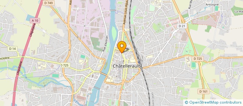 localisation de l'entreprise MONSIEUR LUIS PINTO à CHATELLERAULT