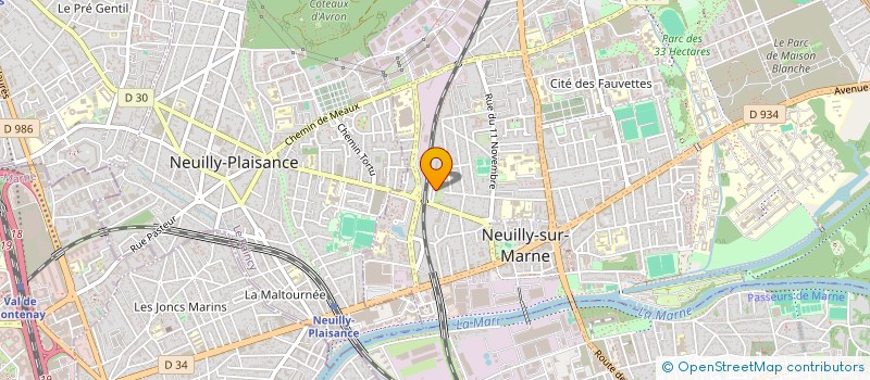 localisation de l'entreprise MONSIEUR LUIS PINTO DOS SANTOS à NEUILLY-SUR-MARNE