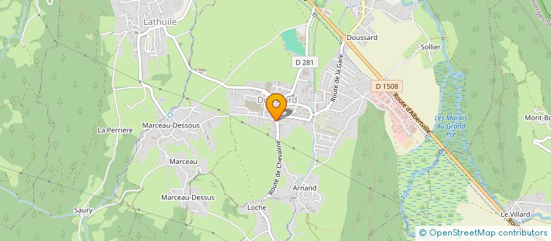 localisation de l'entreprise MONSIEUR LUIS PIRES  DOUSSARD