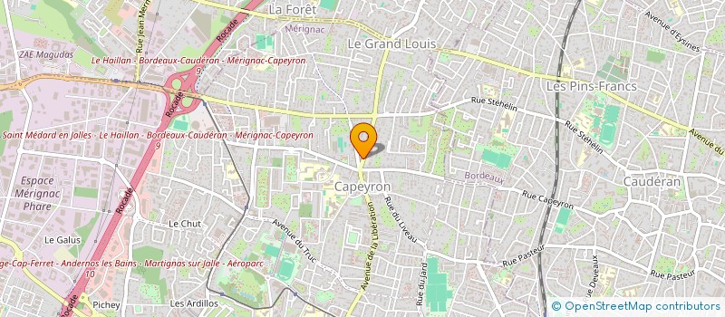 localisation de l'entreprise MONSIEUR LUIS RAMIREZ SANTOS  MERIGNAC