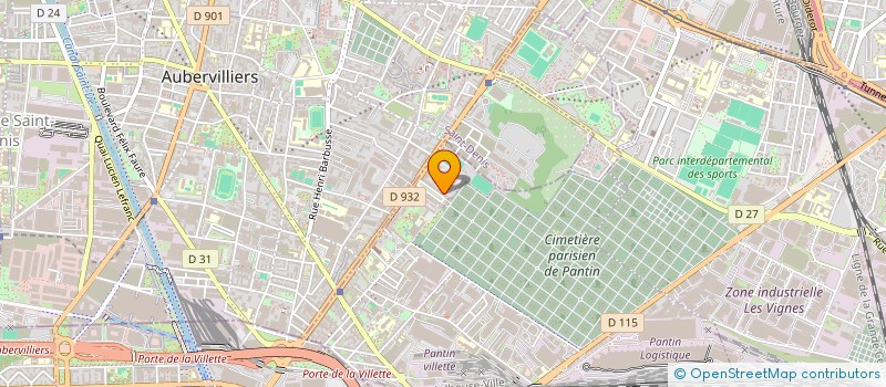 localisation de l'entreprise MONSIEUR LUIS RIBEIRO  PANTIN