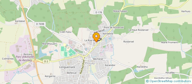 localisation de l'entreprise MONSIEUR LUIS RIBEIRO  PLOUAY