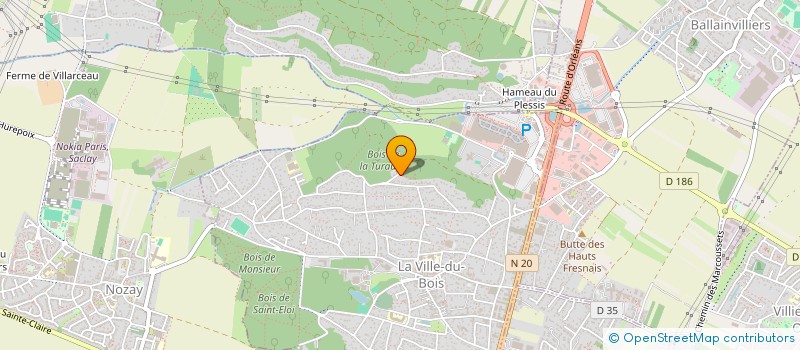 localisation de l'entreprise MONSIEUR LUIS RIBEIRO  LA VILLE-DU-BOIS