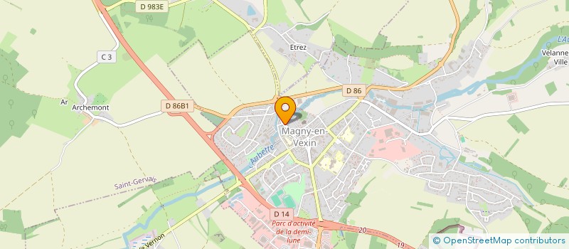 localisation de l'entreprise MONSIEUR LUIS RODRIGUES BATISTA à MAGNY-EN-VEXIN