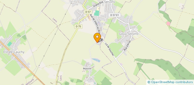 localisation de l'entreprise MONSIEUR LUIS RODRIGUES DE SOUSA POINHAS  SERVINS