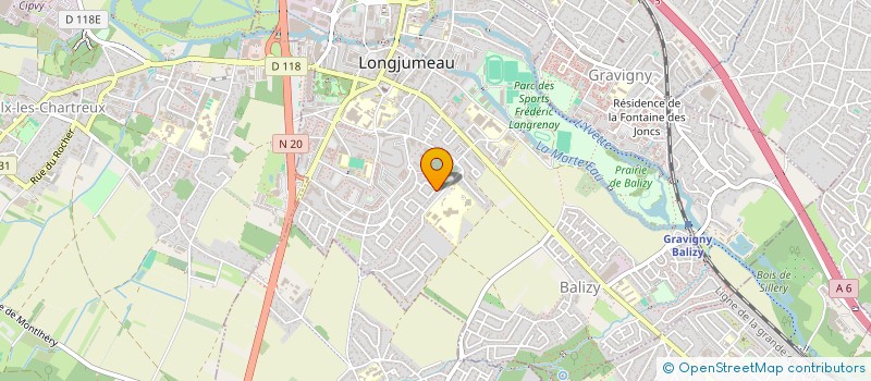 localisation de l'entreprise MONSIEUR LUIS RODRIGUES DOS SANTOS à LONGJUMEAU
