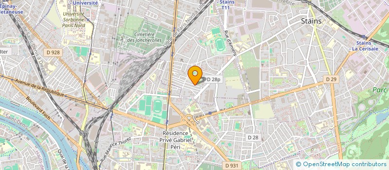 localisation de l'entreprise MONSIEUR LUIS ROMAGNOLLI à PIERREFITTE-SUR-SEINE