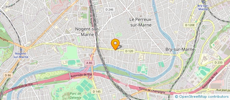 localisation de l'entreprise MONSIEUR LUIS SANGARE  LE PERREUX-SUR-MARNE