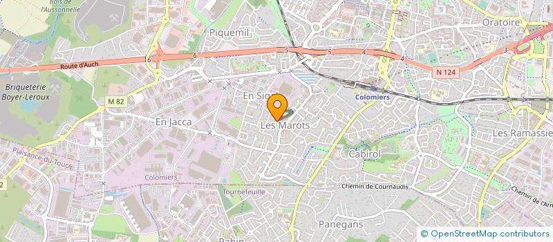 localisation de l'entreprise MONSIEUR LUIS SANTOS à COLOMIERS