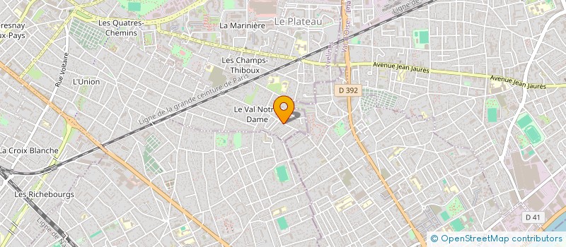 localisation de l'entreprise MONSIEUR LUIS SILVA à SARTROUVILLE